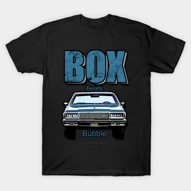 Caprice Box Beats Bubble T-Shirt by Black Ice Design